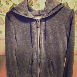 Heather Grey Volcom Sweatshirt Jacket